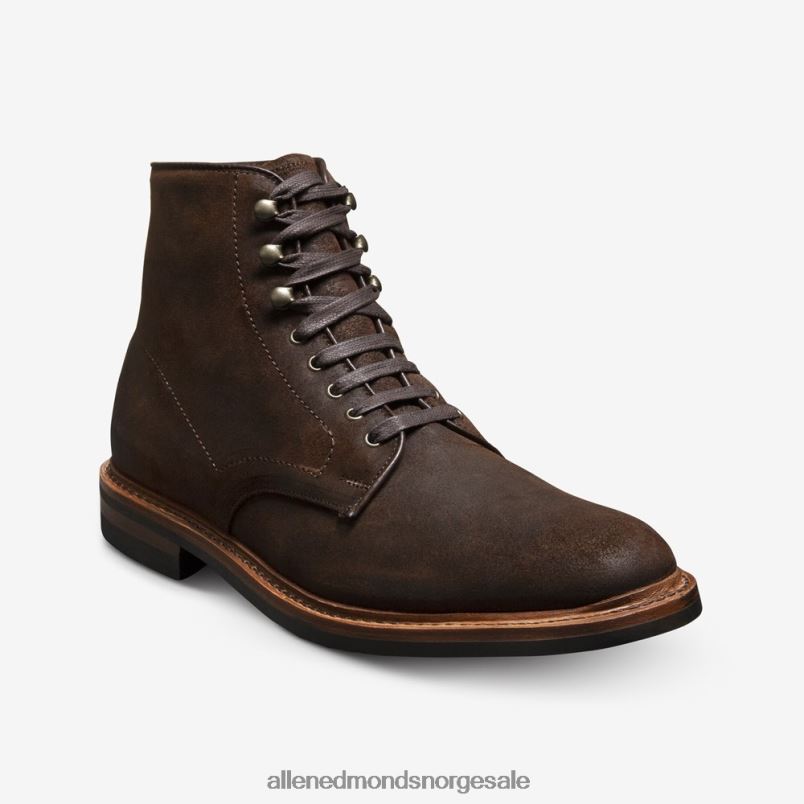 nei Allen Edmonds menn higgins mill værbestandig støvel brun vokset semsket skinn 64B6Z280