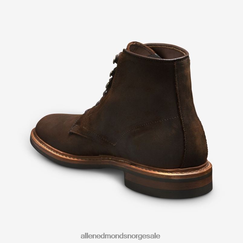nei Allen Edmonds menn higgins mill værbestandig støvel brun vokset semsket skinn 64B6Z280