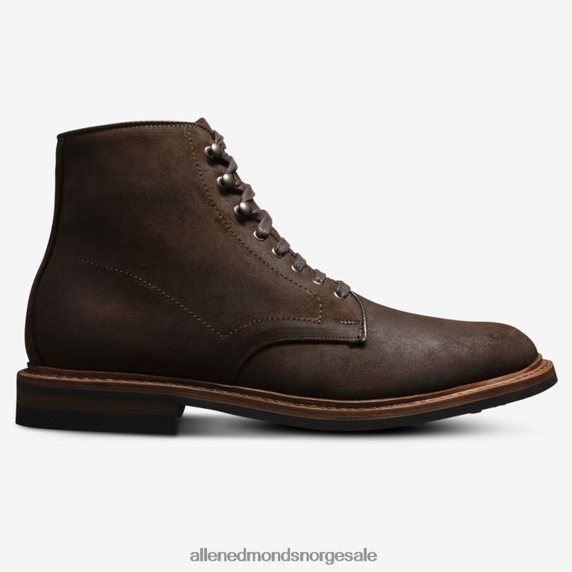 nei Allen Edmonds menn higgins mill værbestandig støvel brun vokset semsket skinn 64B6Z280