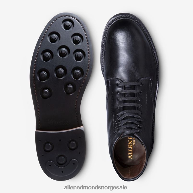 nei Allen Edmonds menn higgins mill værbestandig støvel svart tysk skinn 64B6Z281