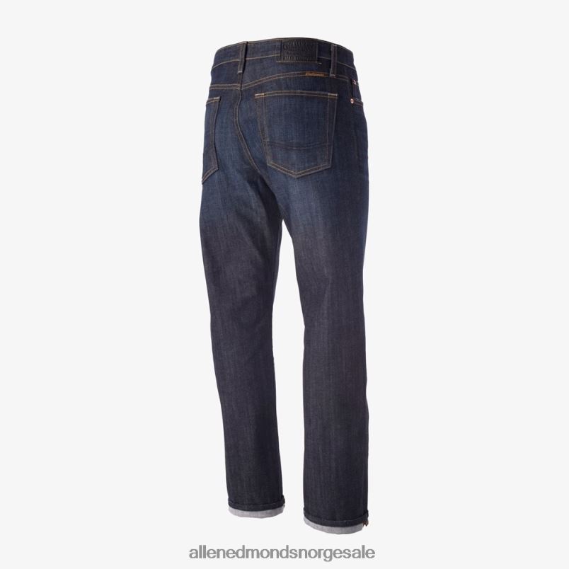 nei Allen Edmonds unisex civilianaire dean jeans med normal passform middels blå skyll 64B6Z182