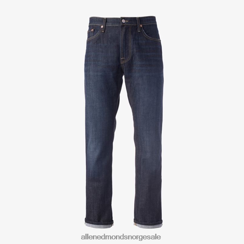 nei Allen Edmonds unisex civilianaire dean jeans med normal passform middels blå skyll 64B6Z182
