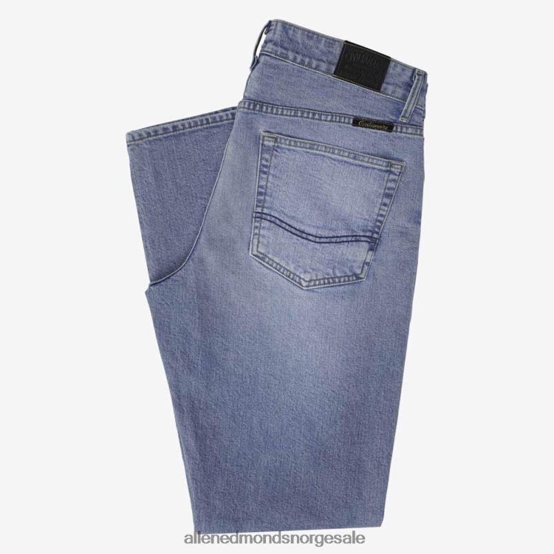 nei Allen Edmonds unisex civilianaire walker jeans med slim-rett passform middels distressed blå 64B6Z503