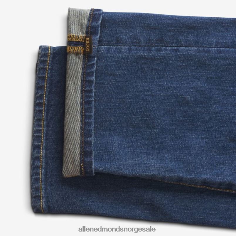 nei Allen Edmonds unisex civilianaire walker jeans med slim-rett passform middels skyll blå 64B6Z500