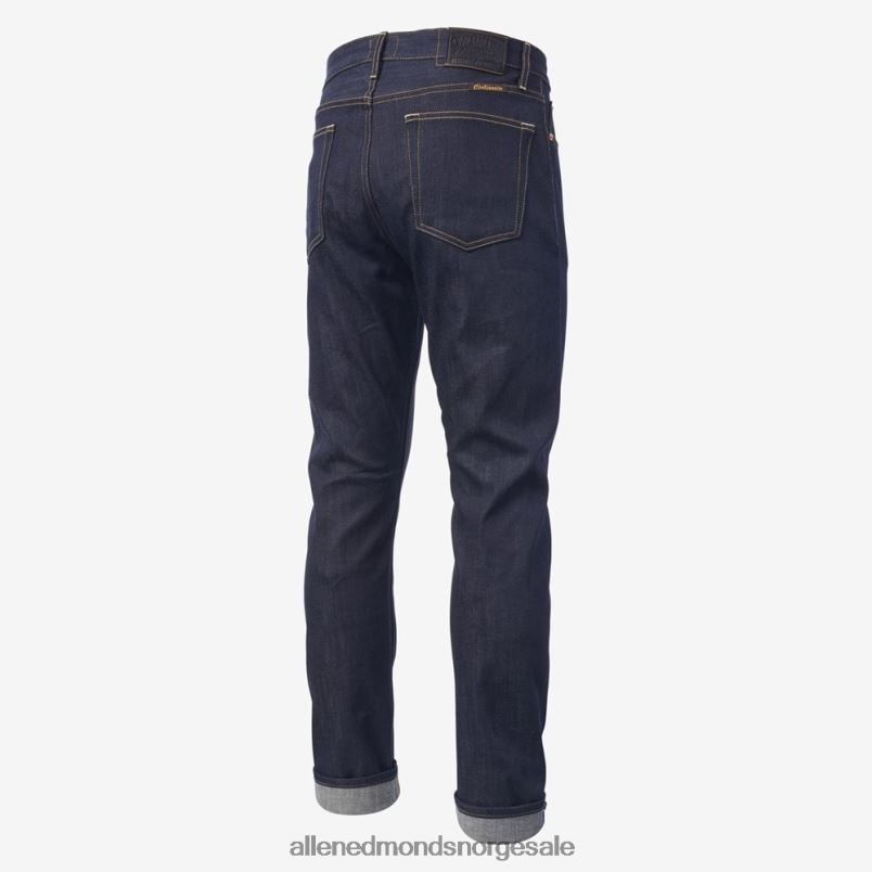 nei Allen Edmonds unisex civilianaire walker jeans med slim-rett passform rå selvage blå 64B6Z160