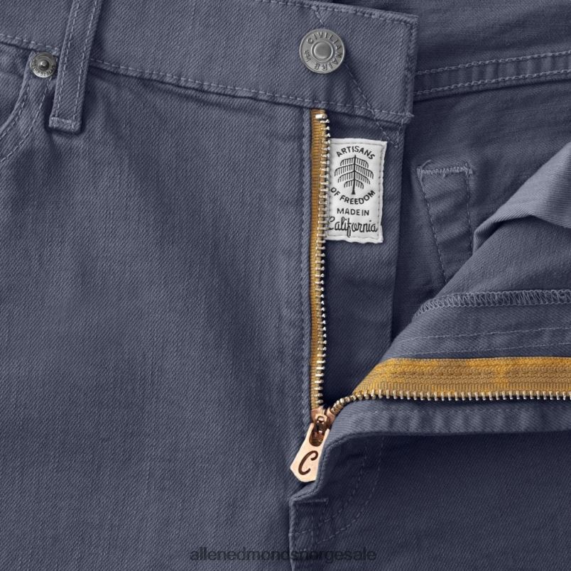 nei Allen Edmonds unisex civilianaire walker jeans med slim-rett passform skiferblå 64B6Z502