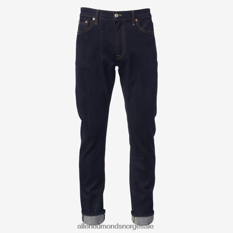 nei Allen Edmonds unisex civilianaire - walker slim straight leg jean i overdye raw overfarge råblått 64B6Z161