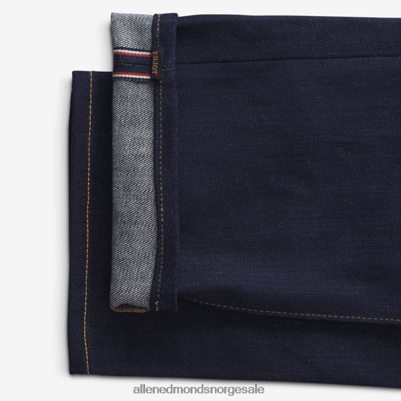 nei Allen Edmonds unisex civilianaire - walker slim straight leg jean i overdye raw overfarge råblått 64B6Z161