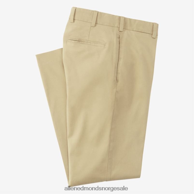 nei Allen Edmonds unisex smarte kakibukser med klassisk passform kaki 64B6Z169