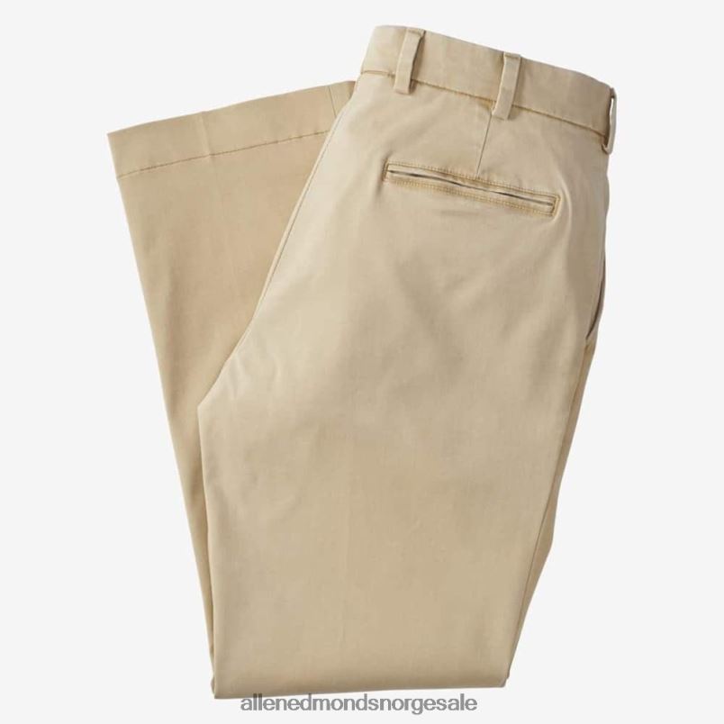 nei Allen Edmonds unisex ytelsesbukser med rett passform tan 64B6Z507