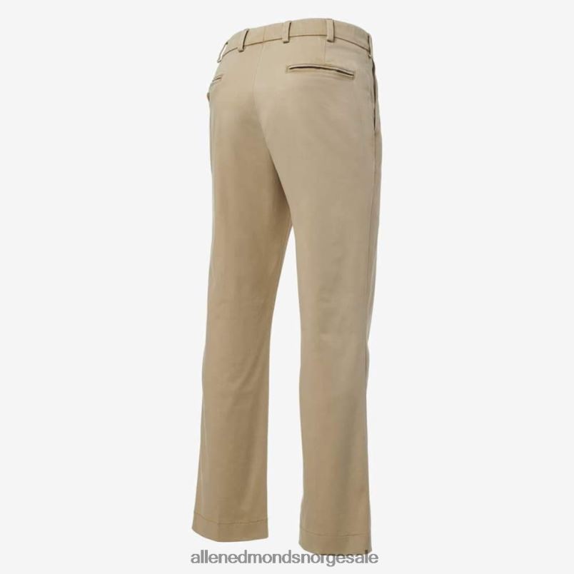 nei Allen Edmonds unisex ytelsesbukser med rett passform tan 64B6Z507