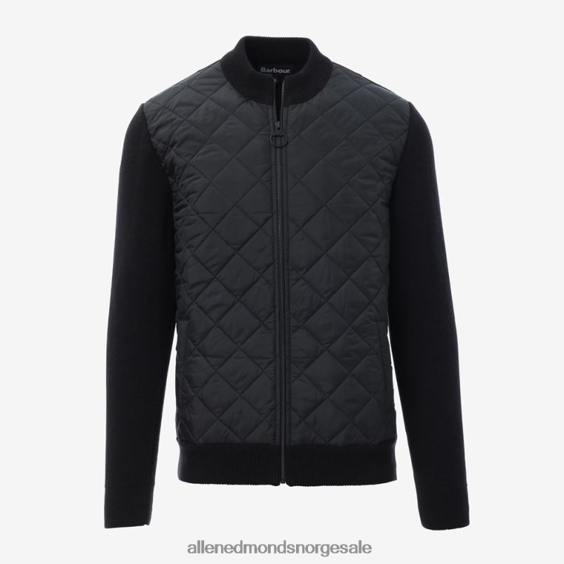 nei Allen Edmonds unisex barbour diamant vattert genser med full glidelås svart 64B6Z253