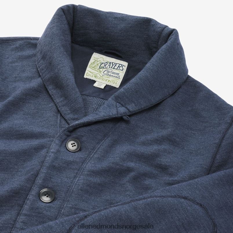 nei Allen Edmonds unisex gråere dunlop vaffelfôret cardigan marinen 64B6Z186