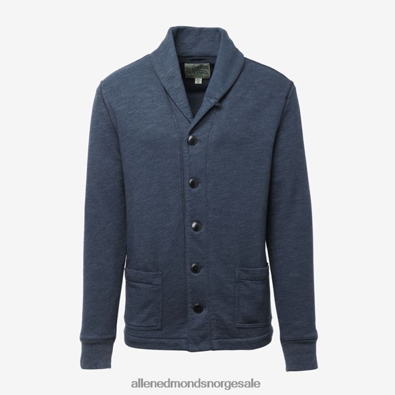 nei Allen Edmonds unisex gråere dunlop vaffelfôret cardigan marinen 64B6Z186