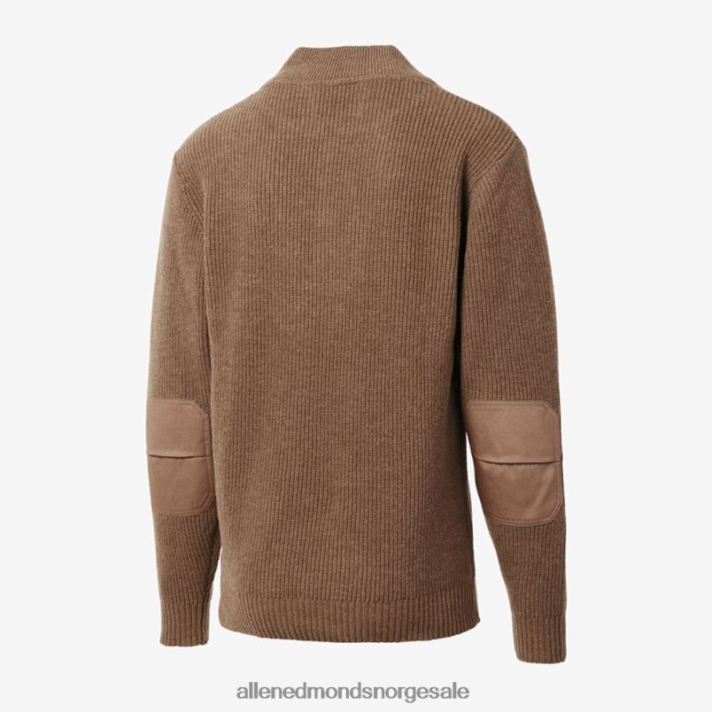 nei Allen Edmonds unisex schott n.y.c. militær henley genser kamel 64B6Z521