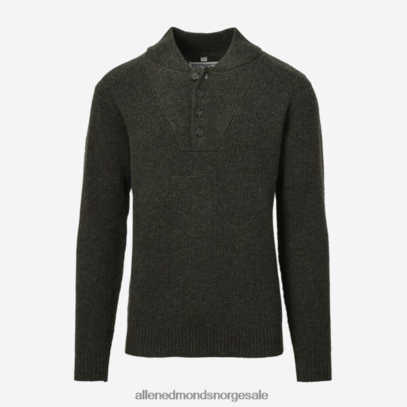 nei Allen Edmonds unisex schott n.y.c. militær henley genser mosegrønn 64B6Z520