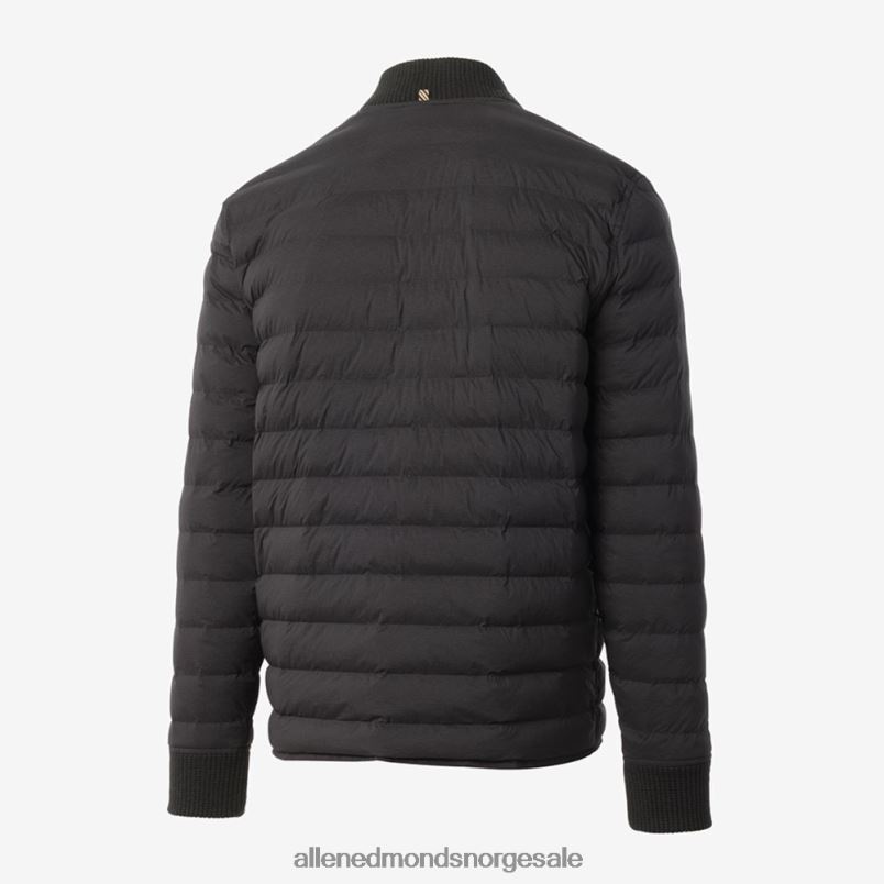 nei Allen Edmonds unisex billy reid baffel bomber jakke svart 64B6Z255