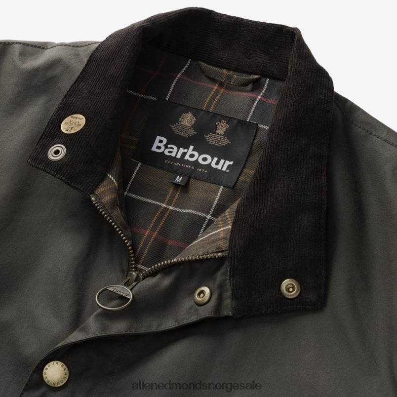 neiunisex barbour x allen edmonds spesialutgave evelar vokset jakke oliven 64B6Z271