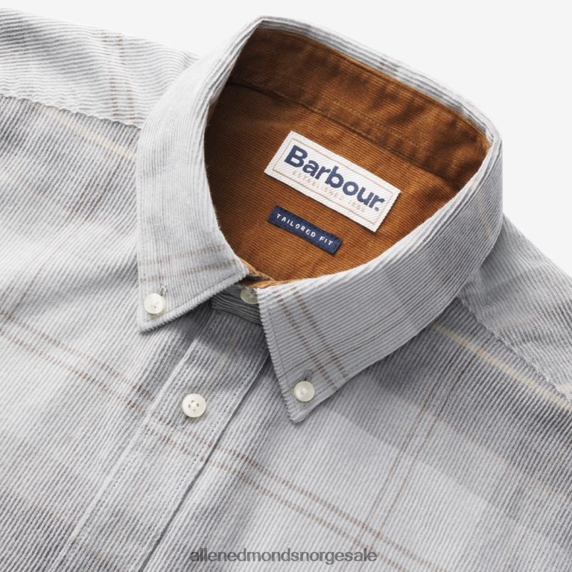 nei Allen Edmonds unisex barbour blair skreddersydd skjorte grå 64B6Z209
