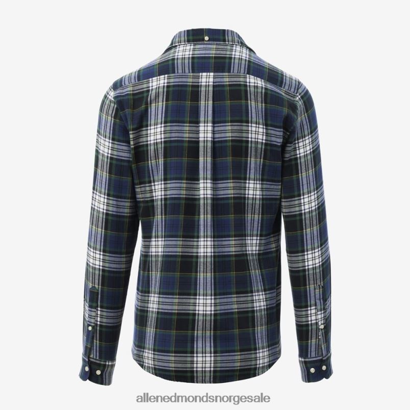 nei Allen Edmonds unisex barbour crossfell skreddersydd skjorte blå 64B6Z219