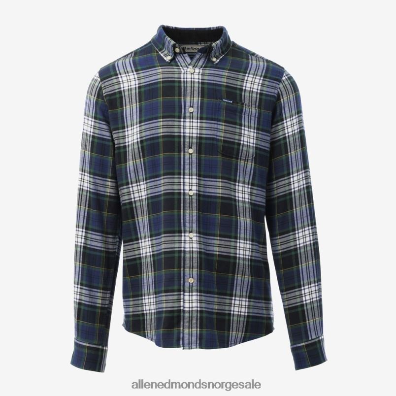 nei Allen Edmonds unisex barbour crossfell skreddersydd skjorte blå 64B6Z219