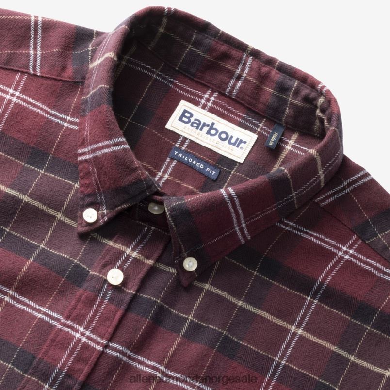 nei Allen Edmonds unisex barbour kyeloch skreddersydd skjorte rød 64B6Z225