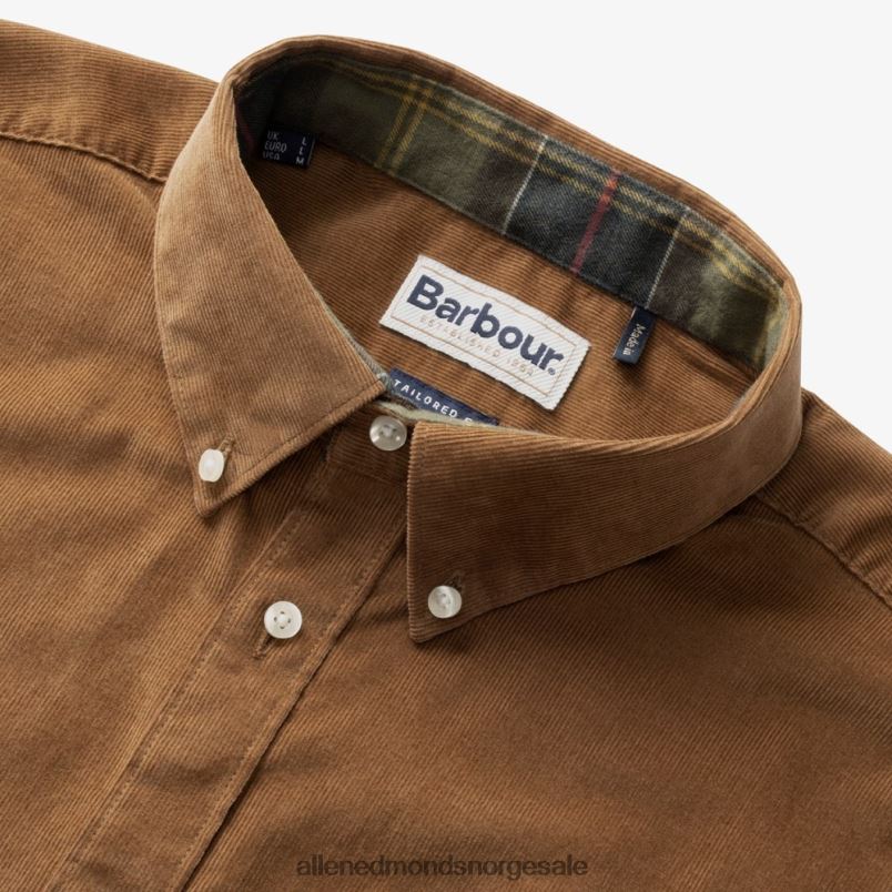nei Allen Edmonds unisex barbour ramsey skreddersydd skjorte sand 64B6Z267