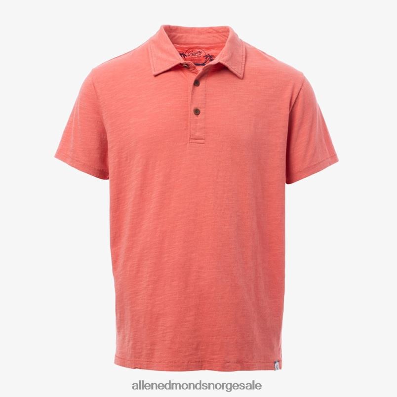 nei Allen Edmonds unisex grayers south bay slub polo Terracotta 64B6Z522