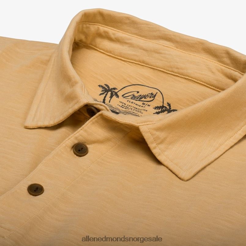 nei Allen Edmonds unisex grayers south bay slub polo ananas 64B6Z193