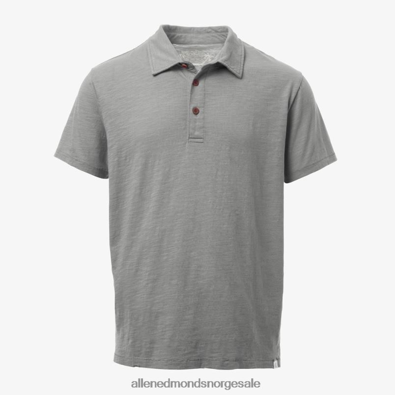 nei Allen Edmonds unisex grayers south bay slub polo grå 64B6Z524