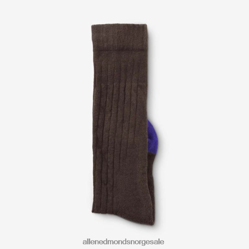 nei Allen Edmonds unisex luftdress-sokker i bomull mellom legg brun 64B6Z180