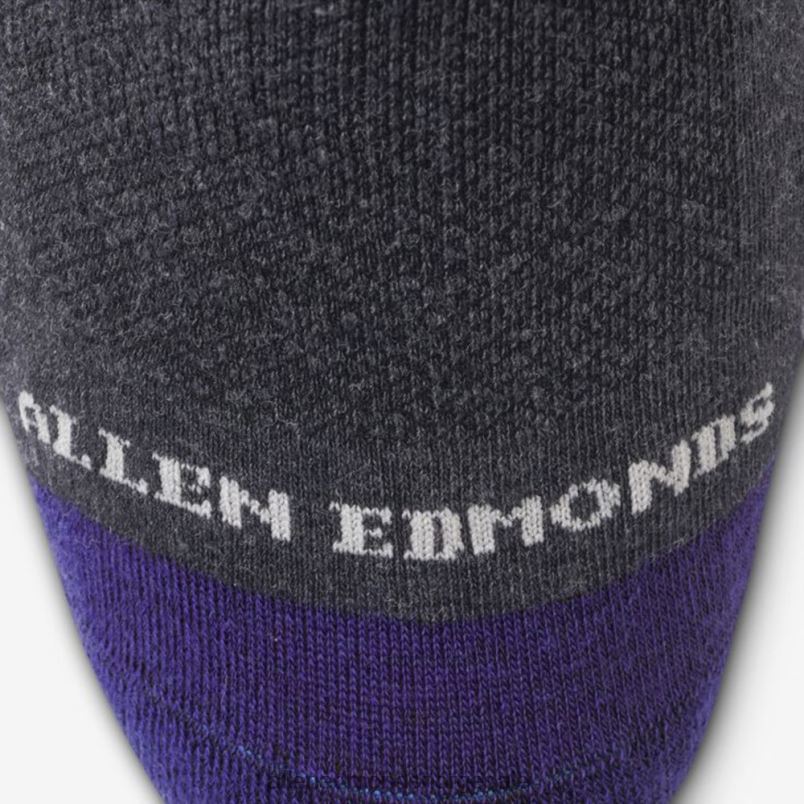 nei Allen Edmonds unisex luftdress-sokker i bomull mellom legg koksgrå 64B6Z512