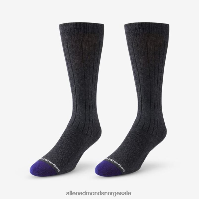 nei Allen Edmonds unisex luftdress-sokker i bomull mellom legg koksgrå 64B6Z512