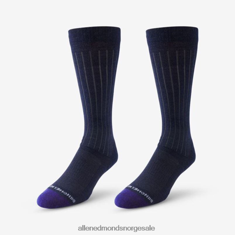 nei Allen Edmonds unisex luftdress-sokker i bomull mellom legg marinen 64B6Z513
