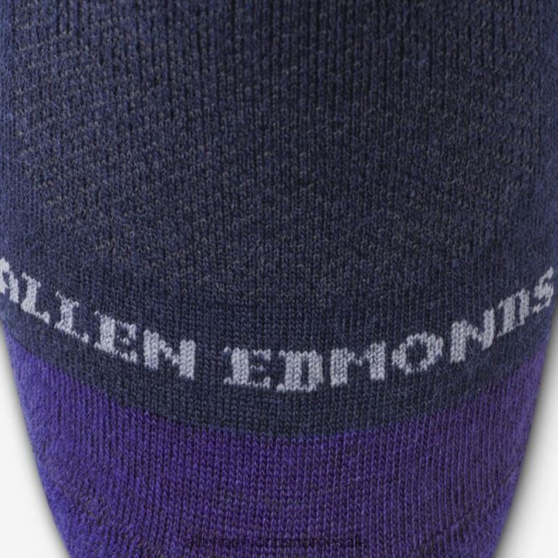 nei Allen Edmonds unisex luftdress-sokker i bomull mellom legg marinen 64B6Z513