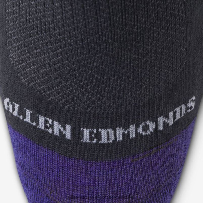 nei Allen Edmonds unisex luftdress-sokker i bomull mellom legg svart 64B6Z511