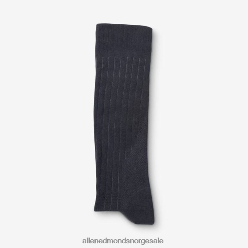 nei Allen Edmonds unisex luftdress-sokker i bomull mellom legg svart 64B6Z511