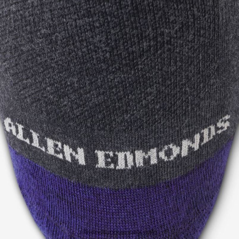 nei Allen Edmonds unisex luftdresssokker i bomull over leggen koksgrå 64B6Z530