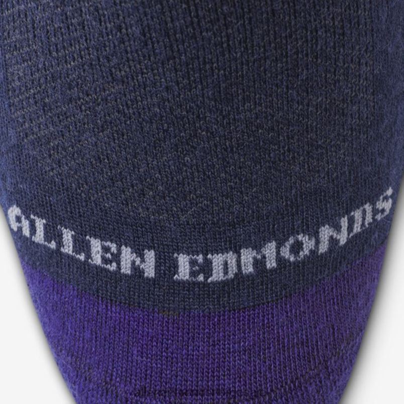 nei Allen Edmonds unisex luftdresssokker i bomull over leggen marinen 64B6Z198
