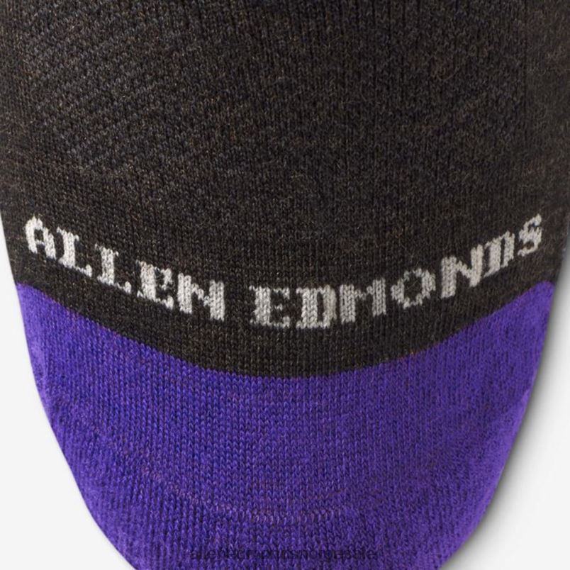 nei Allen Edmonds unisex mid-calv merino kule kjole sokker brun 64B6Z528