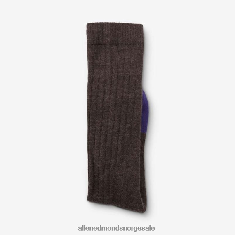 nei Allen Edmonds unisex mid-calv merino kule kjole sokker brun 64B6Z528