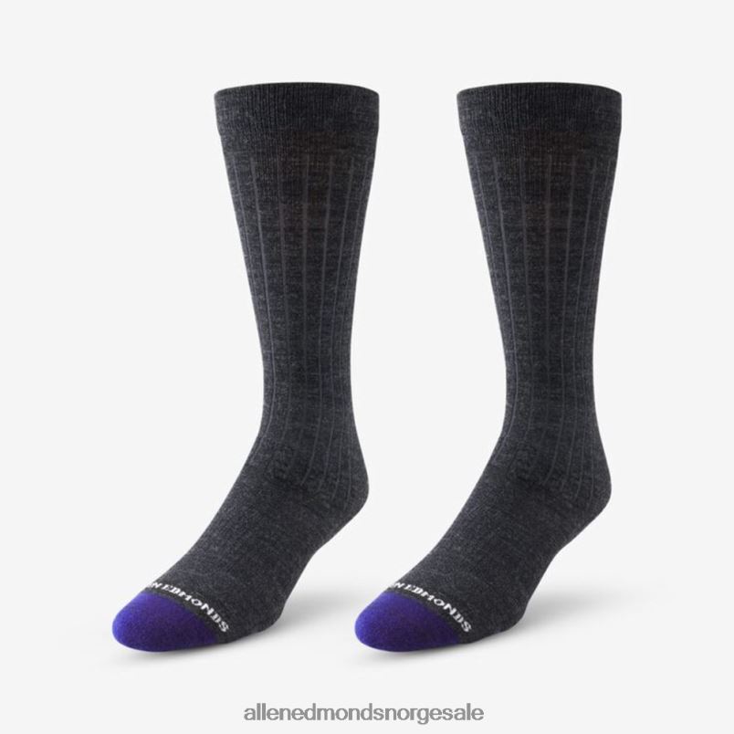 nei Allen Edmonds unisex mid-calv merino kule kjole sokker koksgrå 64B6Z196