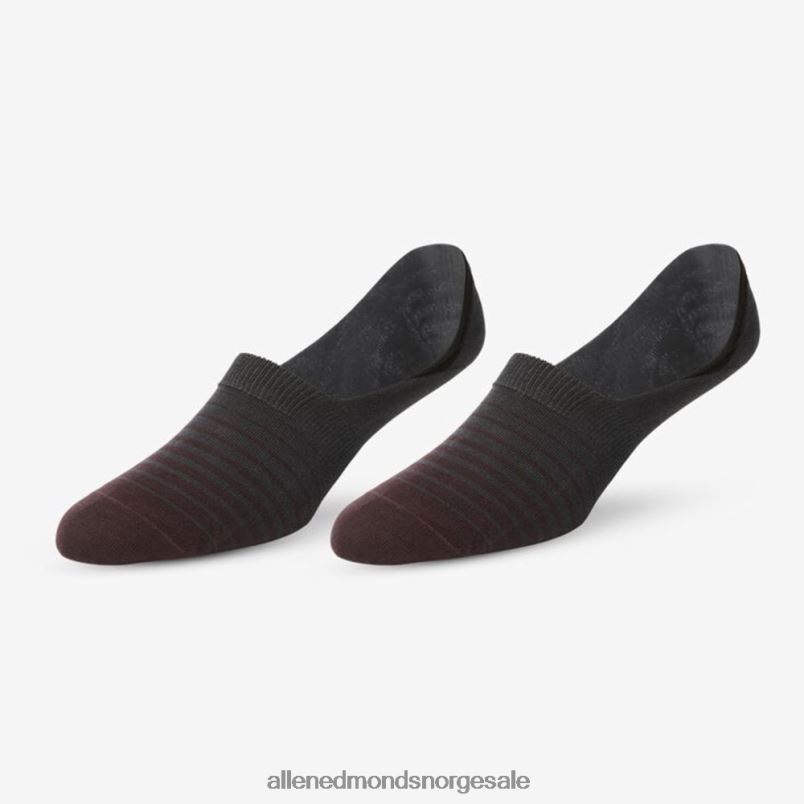 nei Allen Edmonds unisex no-show sokker 2 par pakke bjørnebær/grå 64B6Z516
