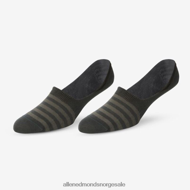 nei Allen Edmonds unisex no-show sokker 2 par pakke bjørnebær/grå 64B6Z516