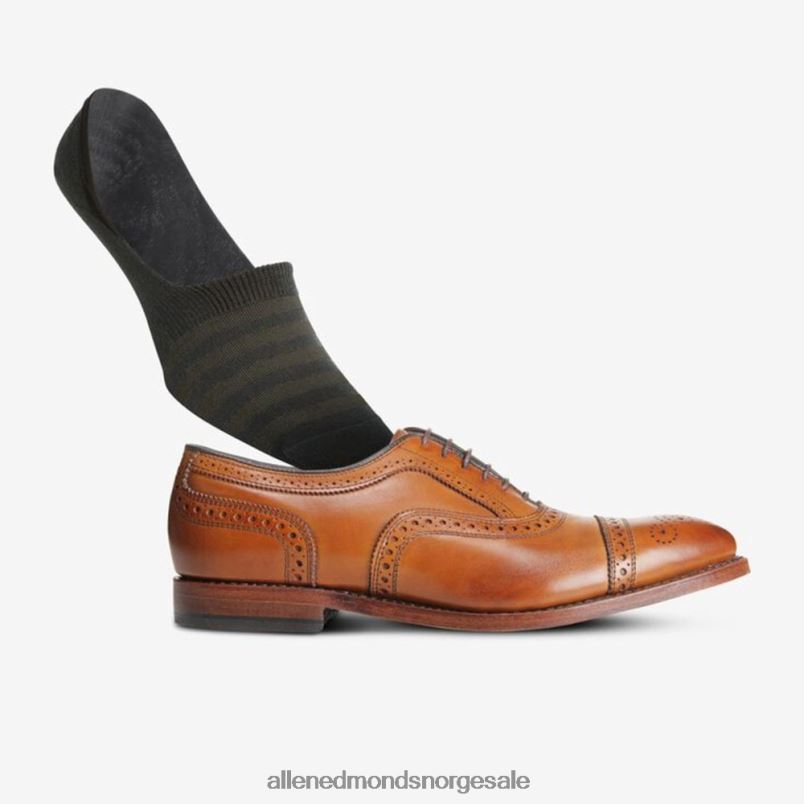 nei Allen Edmonds unisex no-show sokker 2 par pakke bjørnebær/grå 64B6Z516