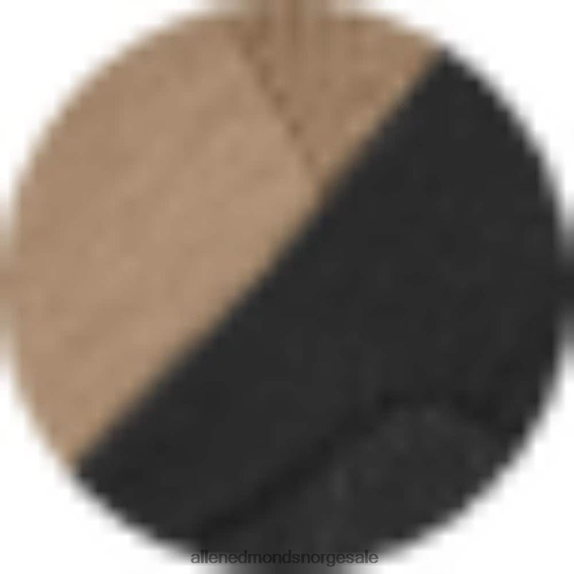 nei Allen Edmonds unisex no-show sokker 2 par pakke svart/khaki 64B6Z515