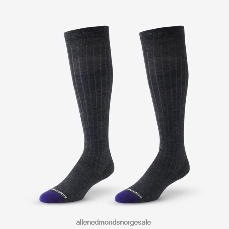 nei Allen Edmonds unisex over-the-calf merino kule kjole sokker koksgrå 64B6Z179