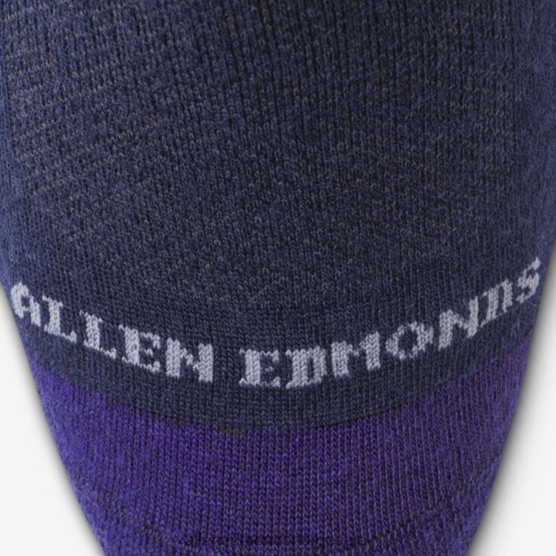 nei Allen Edmonds unisex over-the-calf merino kule kjole sokker marinen 64B6Z510