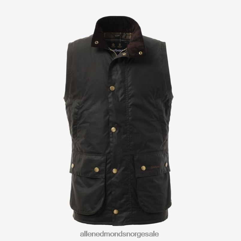 nei Allen Edmonds unisex barbour westmorland vokset bomullsvest oliven 64B6Z215