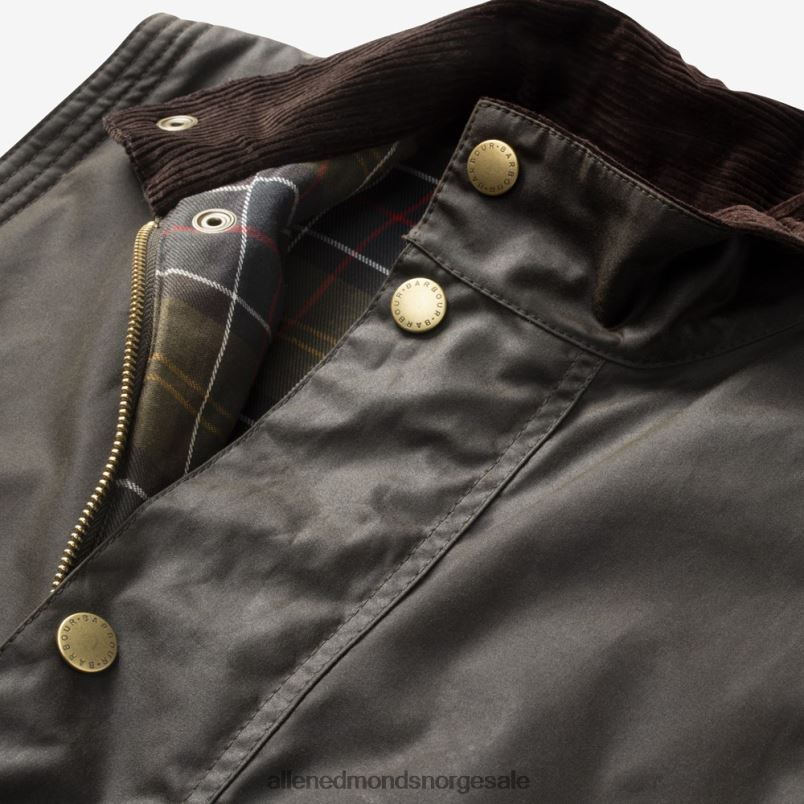 nei Allen Edmonds unisex barbour westmorland vokset bomullsvest oliven 64B6Z215